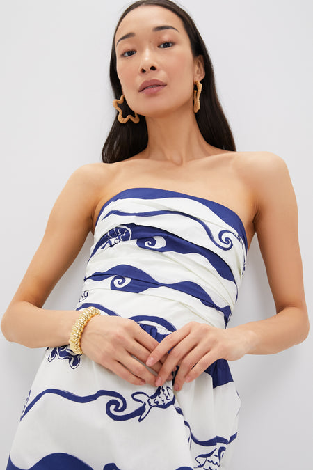 Painted Print Maxi Dress