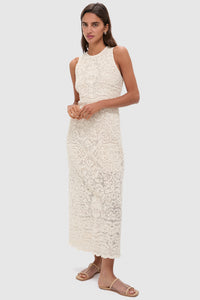 Tan Lace Leilana Dress