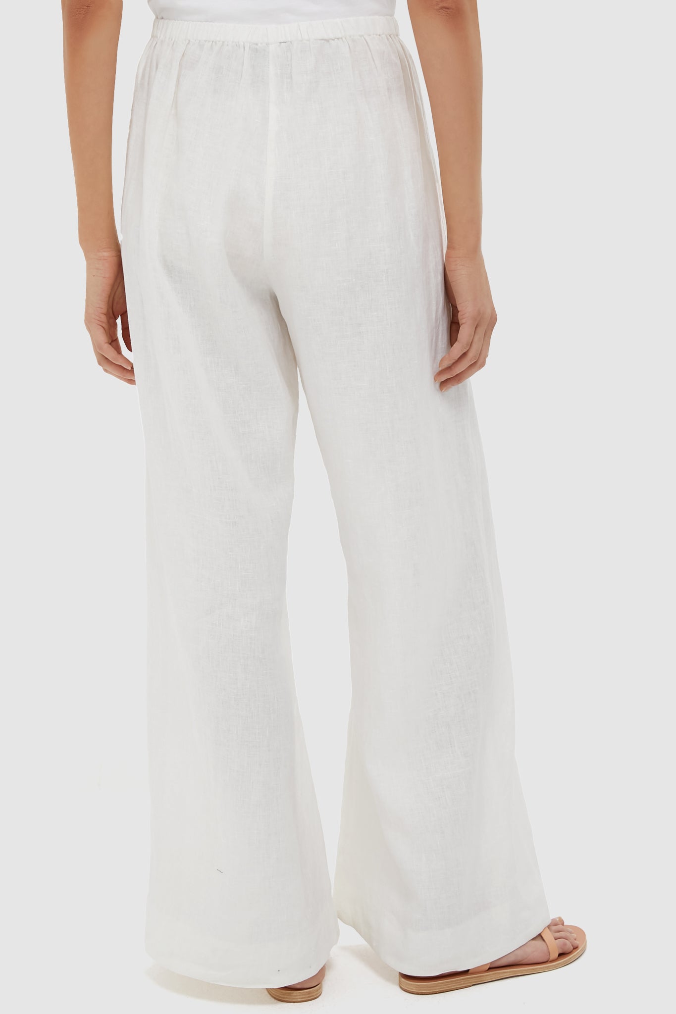 Ivory Linen Anya Pants
