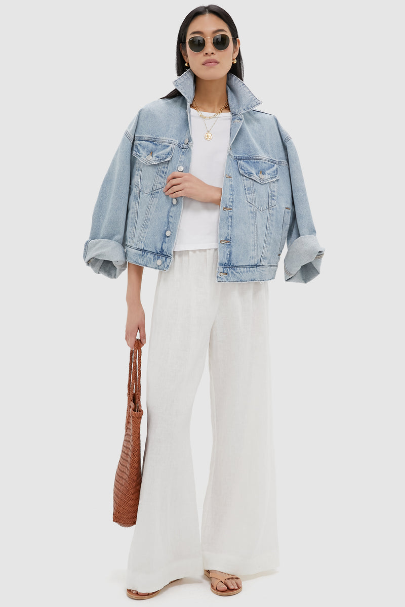 Ivory Linen Anya Pants