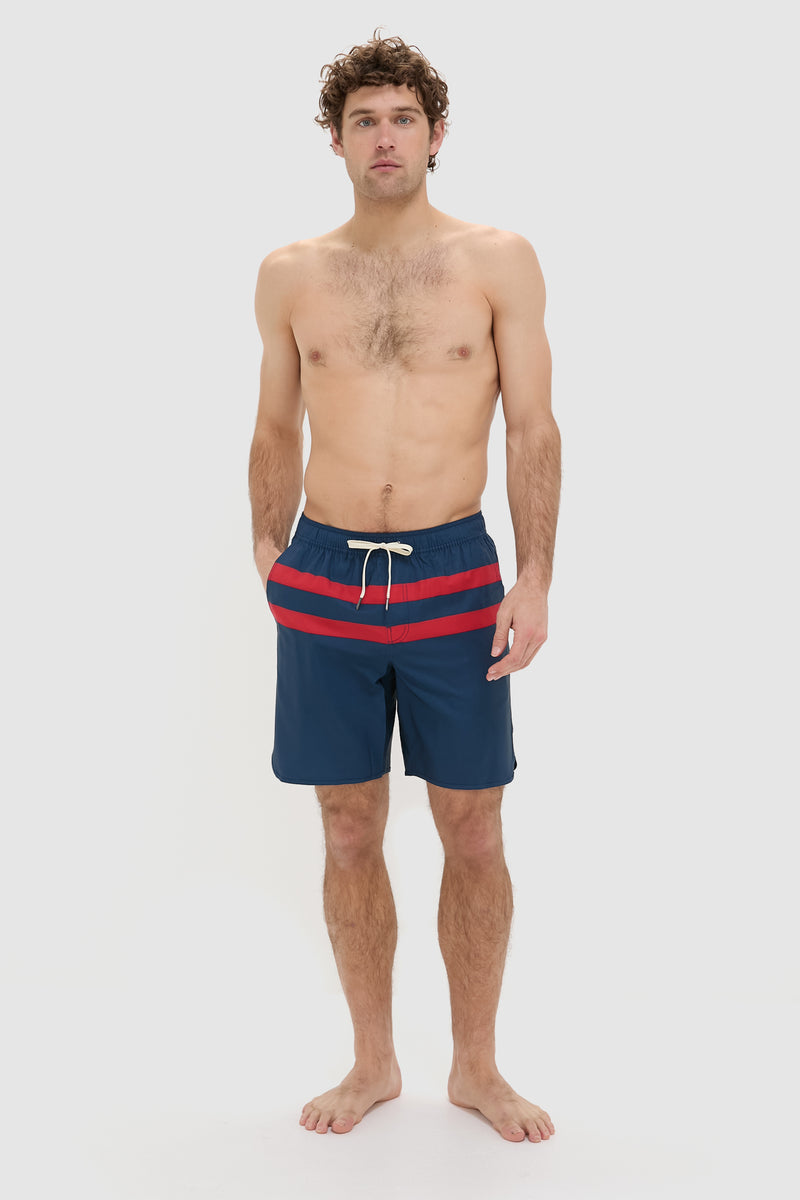 Red Stripe Anchor Trunks