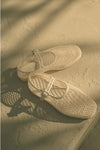 White Netted Mesh Rita Mary Janes