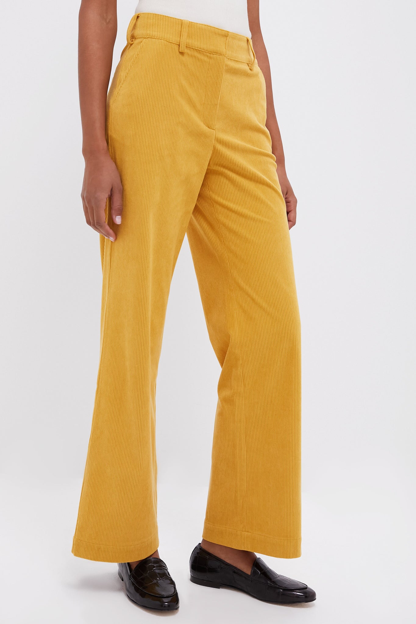 Marigold Wide Wale Corduroy Hunter Pants